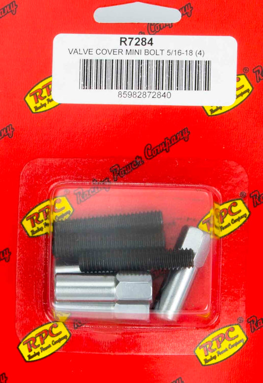 Racing Power Co-Packaged  Chrome V/C Mini Bolt 1-3/8in x 5/16-18 Thread  RPCR7284
