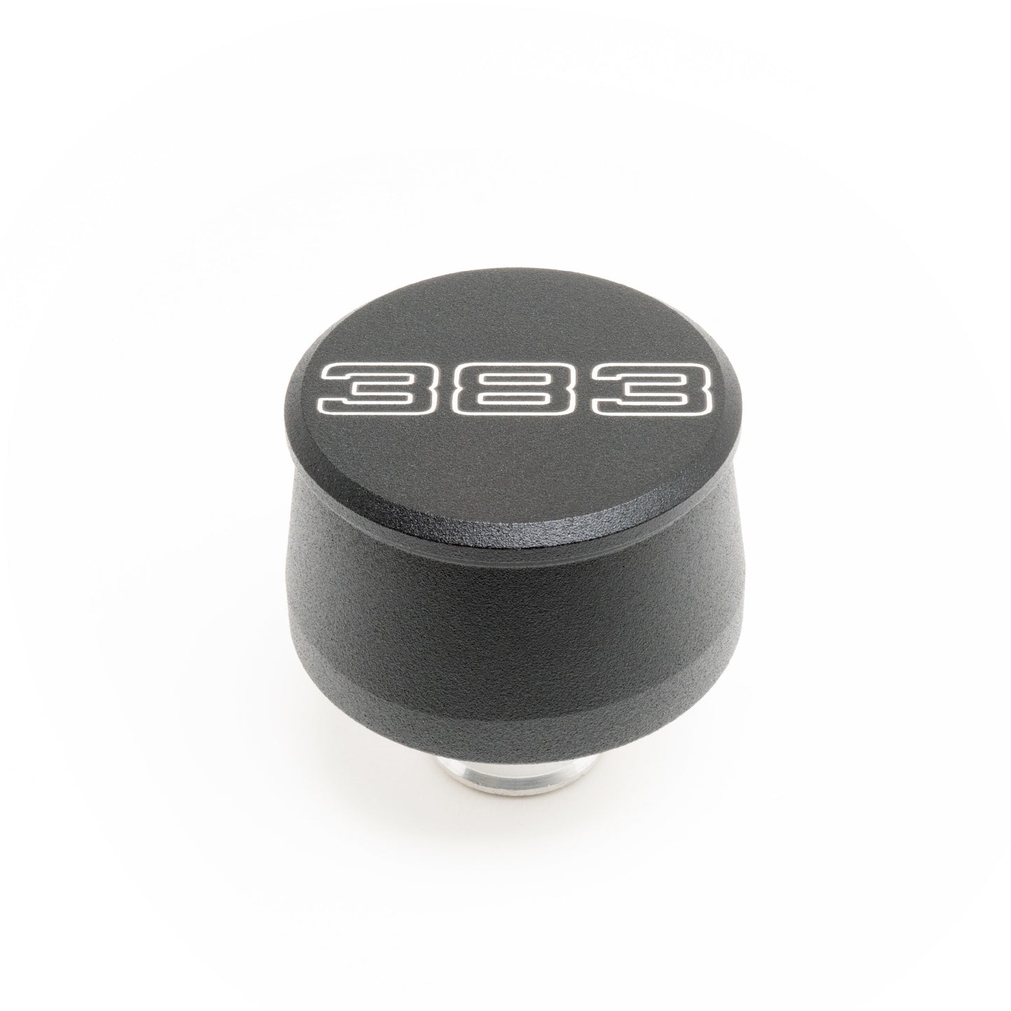 Racing Power Co-Packaged Valve Cover Breather 383 Logo Black Each MPN RPCR8209