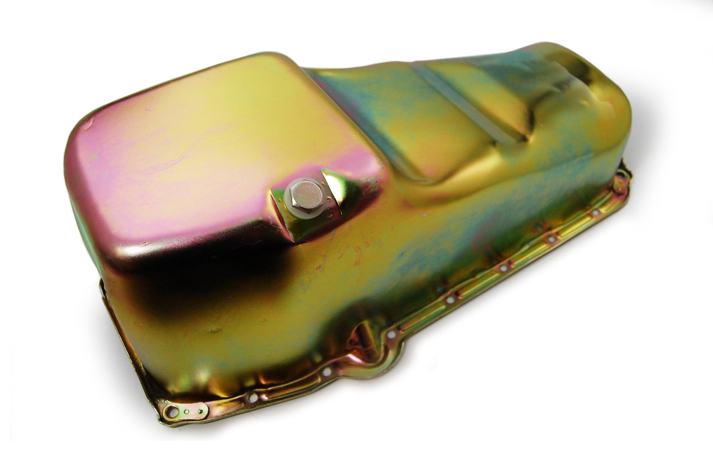 Racing Power Co-Packaged Oil Pan SB Chevy 1965-79 Lh Dipstick - Zinc MPN RPCR9005Z For Chevy
