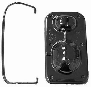 Racing Power Co-Packaged  GM Master Brake Cylinder Cover Chrome  RPCR9101