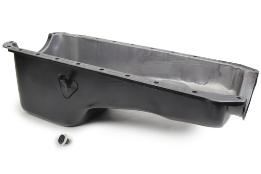 Racing Power Co-Packaged 65-90 BBC Steel Stock Oil Pan Black MPN RPCR9294P For Chevy