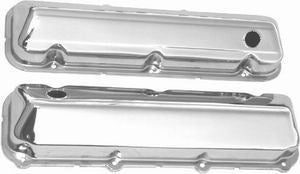 Racing Power Co-Packaged Chrome Steel Valve Cover 429-460 Pair MPN RPCR9297 For Ford