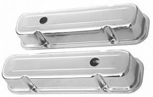 Racing Power Co-Packaged 59-79 Pontiac 326-455 Valve Covers Tall Chrome MPN RPCR9300 For Pontiac