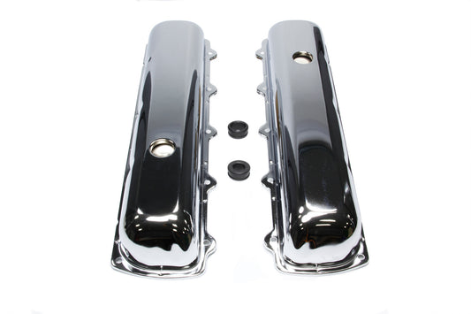 Racing Power Co-Packaged Chrome Steel Oldsmobile Short Valve Cover Pair MPN RPCR9391 For Oldsmobile