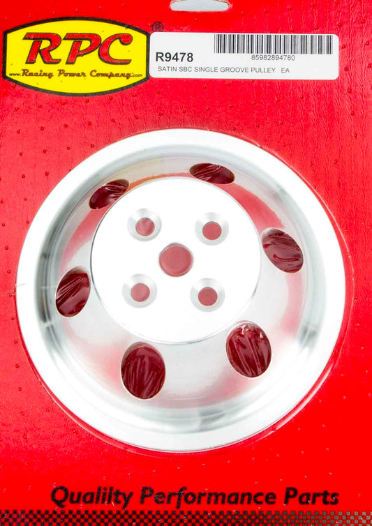Racing Power Co-Packaged Aluminum Pulley MPN RPCR9478 For Chevy