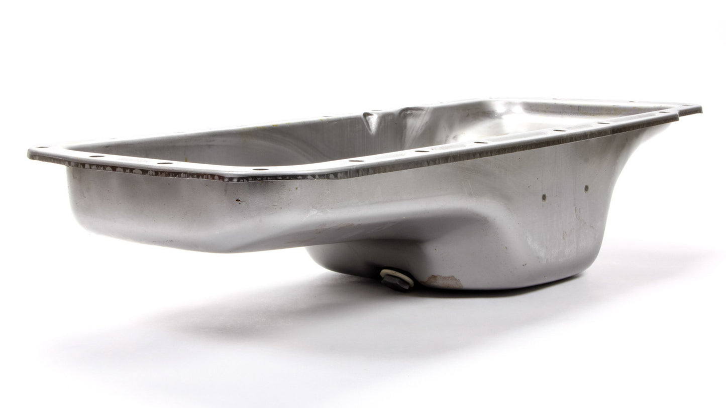 Racing Power Co-Packaged 361-440 Chrysler V8 Steel Oil Pan Unplated MPN RPCR9496RAW For Mopar B / RB-Series