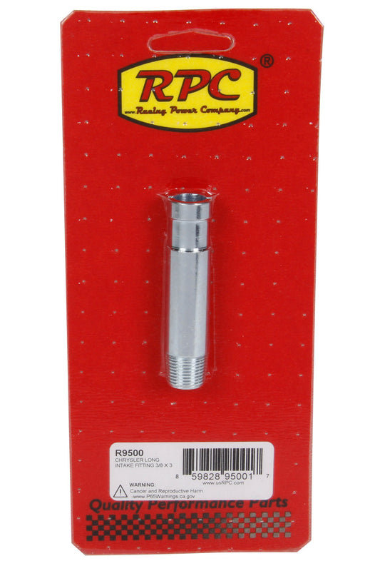 Racing Power Co-Packaged  Chrysler Long Intake Fit ting 3/8 X 3In  RPCR9500