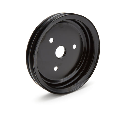 Racing Power Co-Packaged SBC Crank Pulley Short Water Pump 2 Groove MPN RPCR9603BK For Chevy