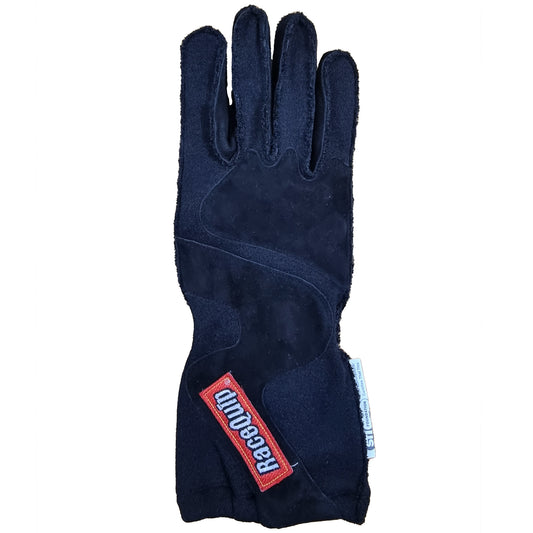 Racequip Gloves Outseam Black / Black Large SFI-5 MPN RQP356905