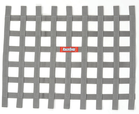 Racequip  Ribbon Window Net Platinum Non-SFI 18 x 24  RQP721065