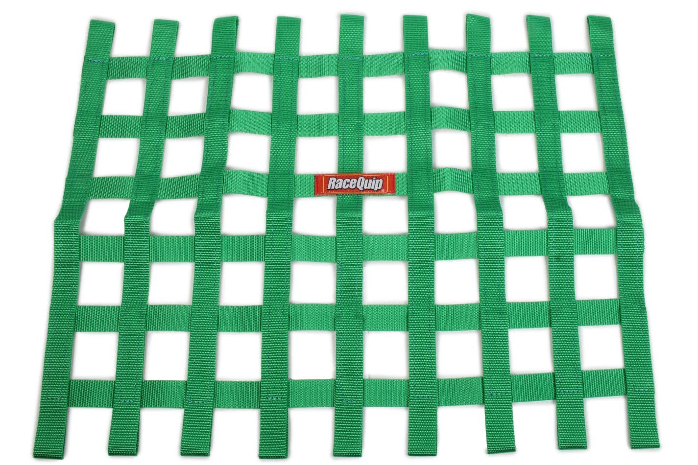 Racequip  Ribbon Window Net Green Non-SFI 18in x 24in  RQP721075