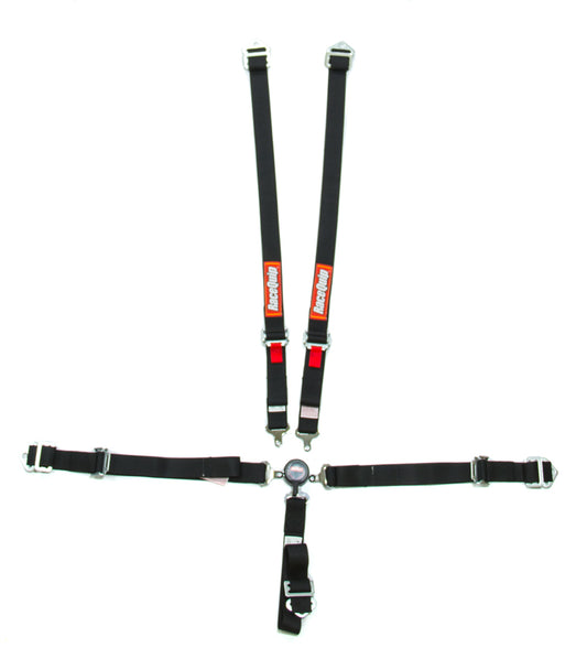 Racequip 5pt Harness Set Camlock Jr Black MPN RQP739009