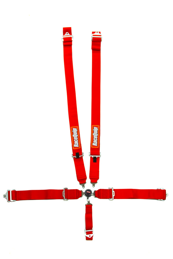 Racequip 5pt Harness Camlock SFI Sportsman Red MPN RQP741011