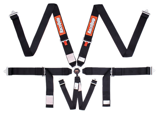 Racequip 6pt Harness Camlock SFI P/U Sportsman Black MPN RQP744004
