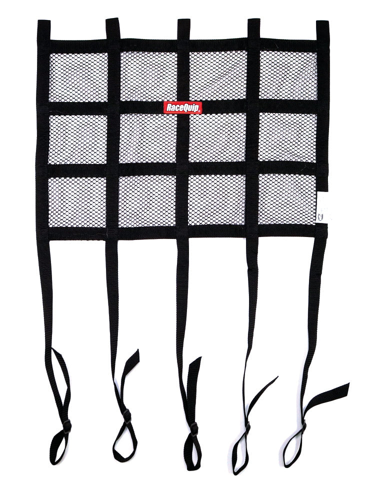 Racequip  Window Net Mesh Black SFI Hybrid Adj. Strap  RQP822001