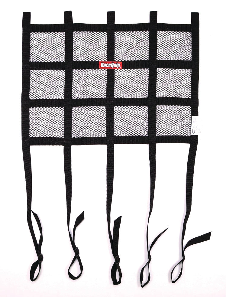Racequip  Window Net Mesh Black SFI Hybrid Adj. Strap  RQP822003