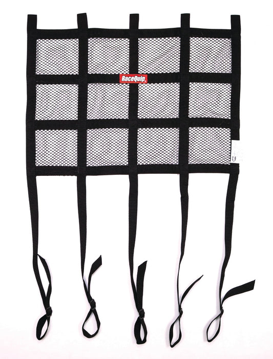 Racequip  Window Net Mesh Black SFI Hybrid Adj. Strap  RQP822003