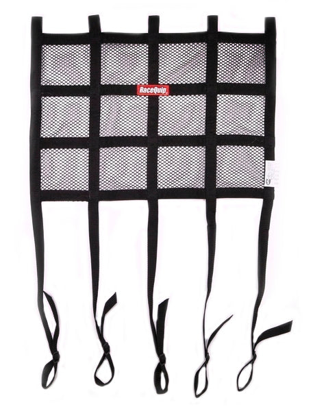 Racequip  Window Net Mesh Black SFI Hybrid Adj. Strap  RQP822005