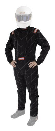 Racequip  Suit Chevron Black Large SFI-5  RQP91609059