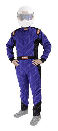 Racequip  Suit Chevron Blue Medium Tall SFI-5  RQP91609249