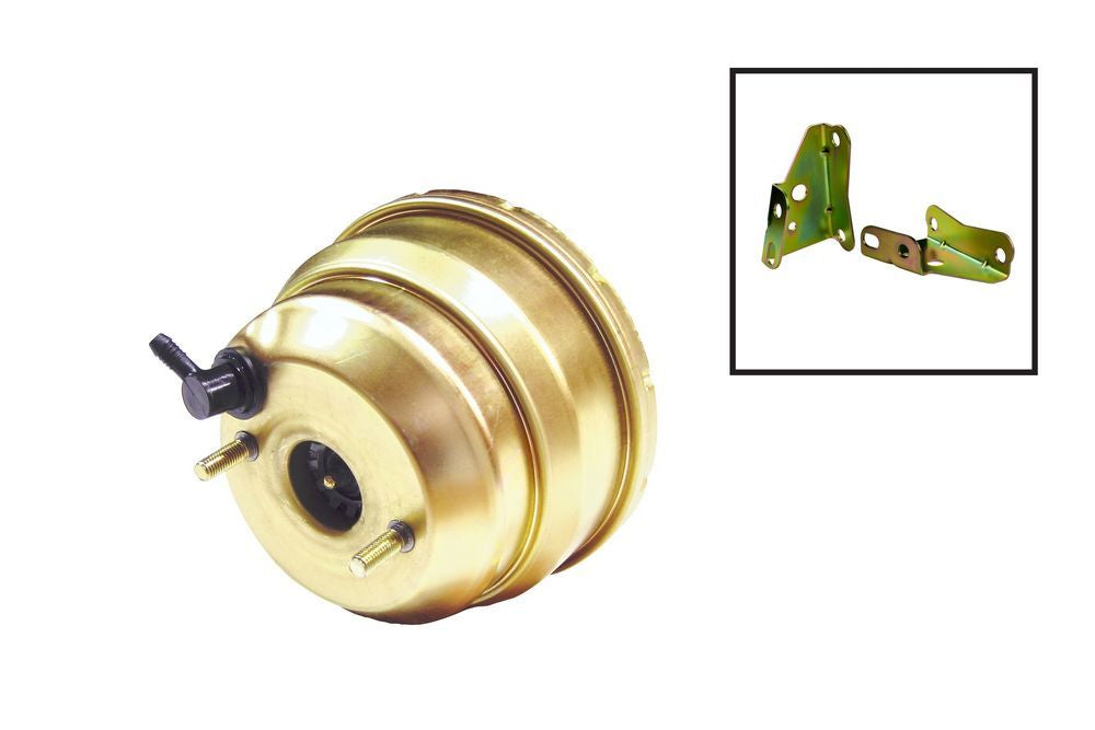 Right Stuff Detailing 8in Dual Booster w/ Rod Bracket MPN RSDRPB8131 For GM Y-Body, G-Body 1968-73