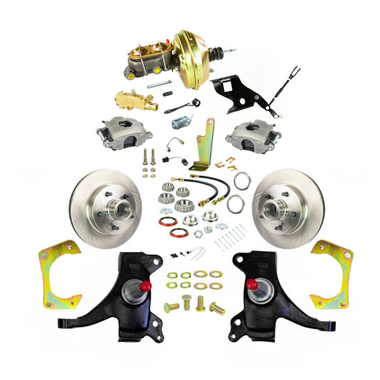 Right Stuff Detailing Power Front Disc Brake Conversion RSDTDC7125D