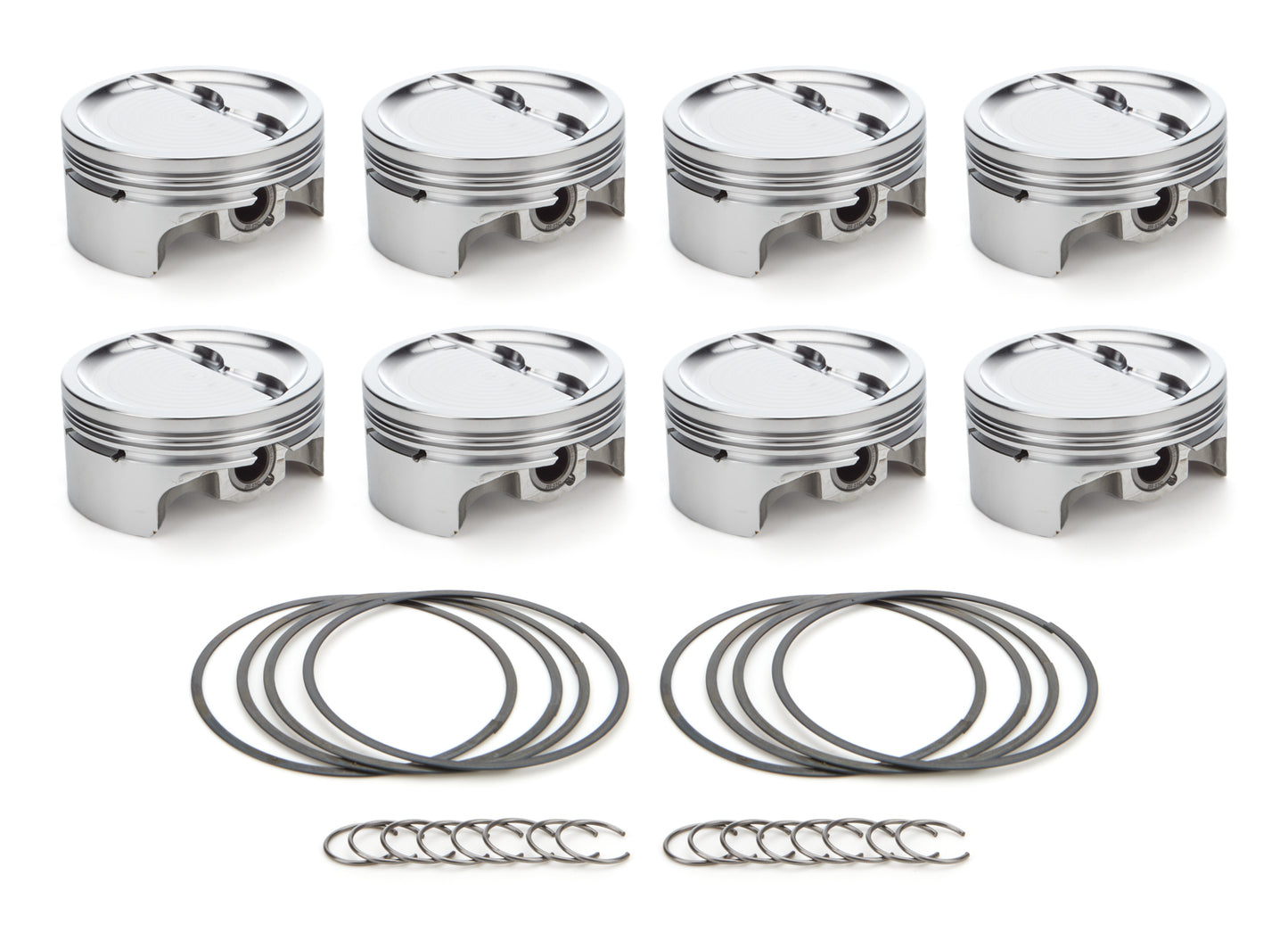 Race Tec Pistons SBC Dished Piston Set 4.155 Bore -24.8cc MPN RTP1000209 For Chevy