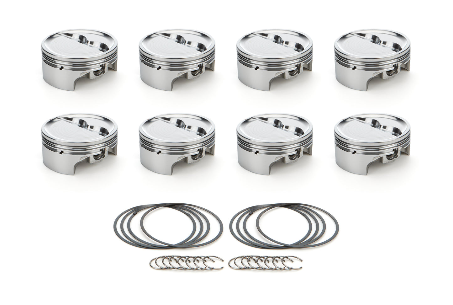 Race Tec Pistons SBC Dished Piston Set 4.155 Bore -25.5cc MPN RTP1000216 For Chevy