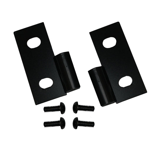 Lower Door Hinge Bracket s  Black 76-06 Jeep CJ