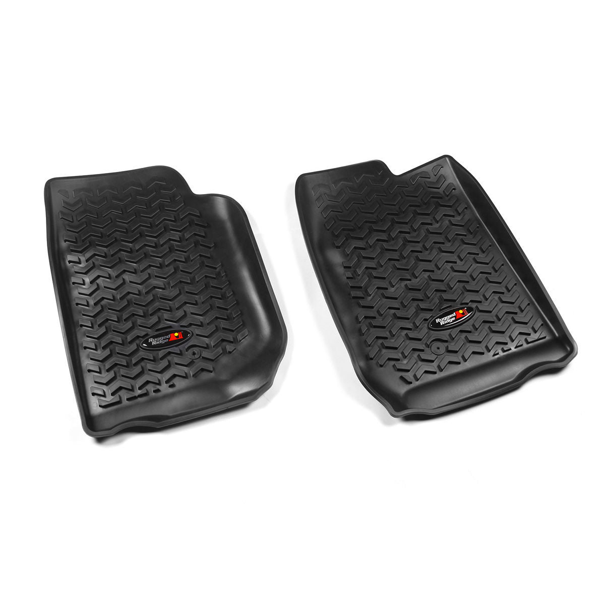 Rugged Ridge  Floor Liners Front Black 07-13 Jeep Wrangler  RUG12920.01