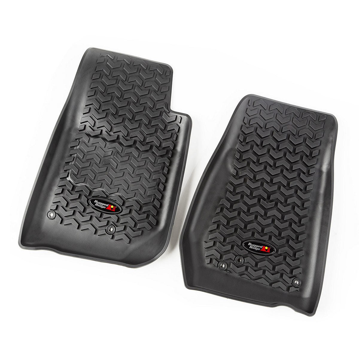 Rugged Ridge  Floor Liners Front Black 14-18 Jeep Wrangler  RUG12920.03