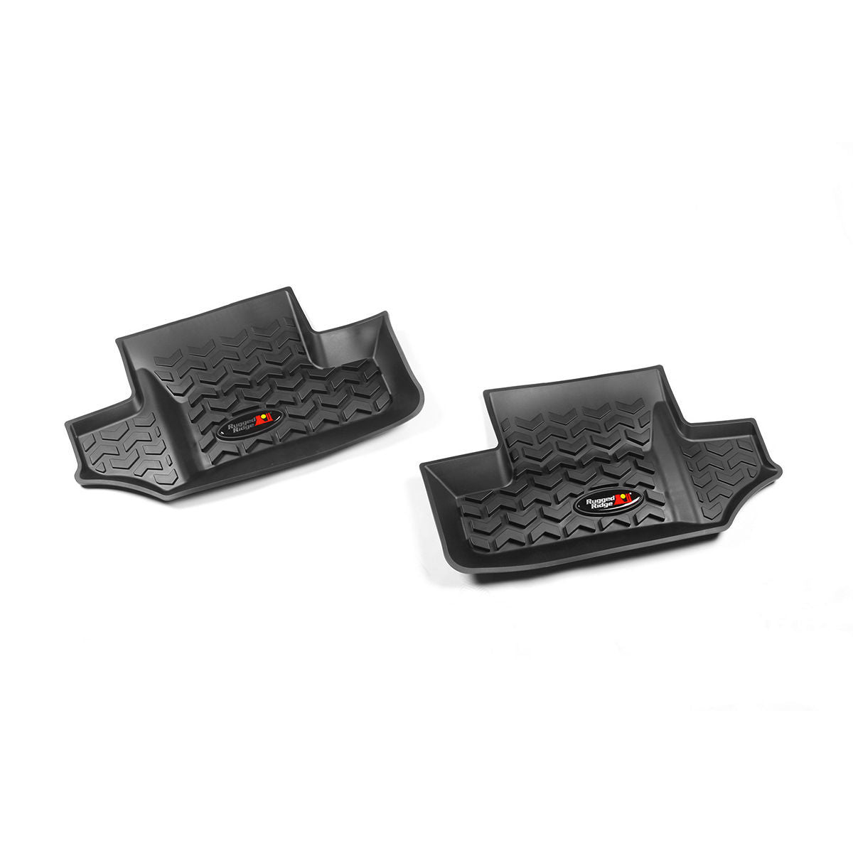 Rugged Ridge  Floor Liners Rear Black 07-18 Jeep Wrangler  RUG12950.02