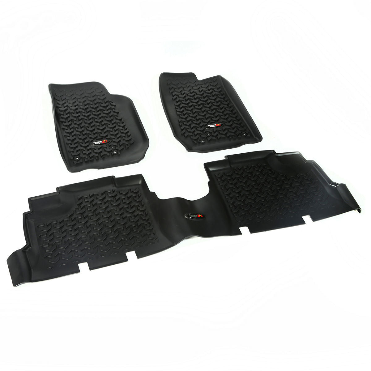 Rugged Ridge  Floor Liner Kit Black 4 Door 07-18 Jeep Wrang  RUG12987.04