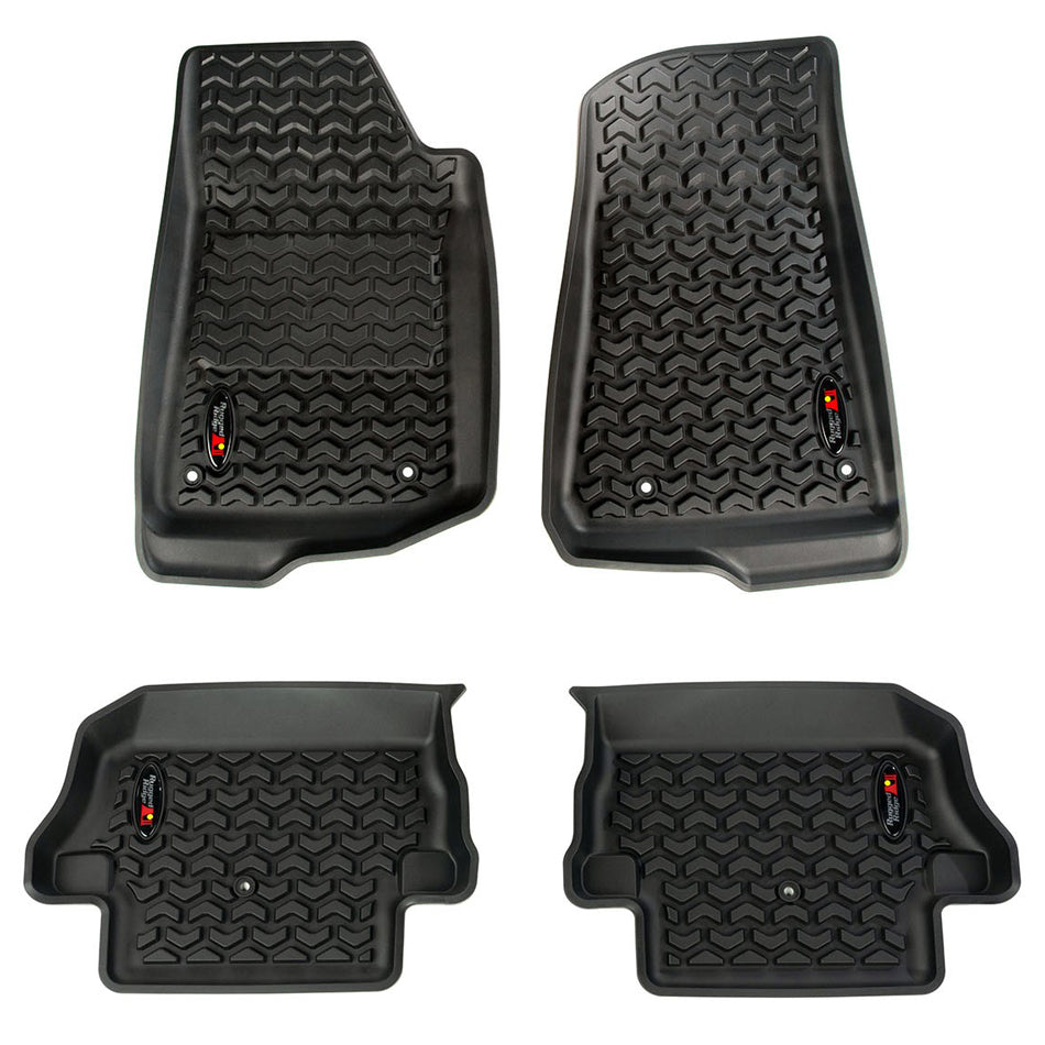 Rugged Ridge  Front & Rear Floor Liner 18-   Jeep Wrangler JL  RUG12987.43