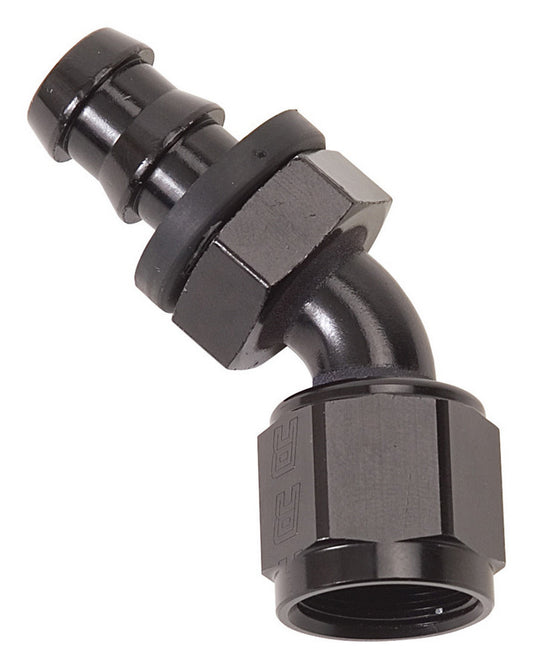 Russell Twist-Lok Hose End #10 45 Deg Black MPN RUS624103