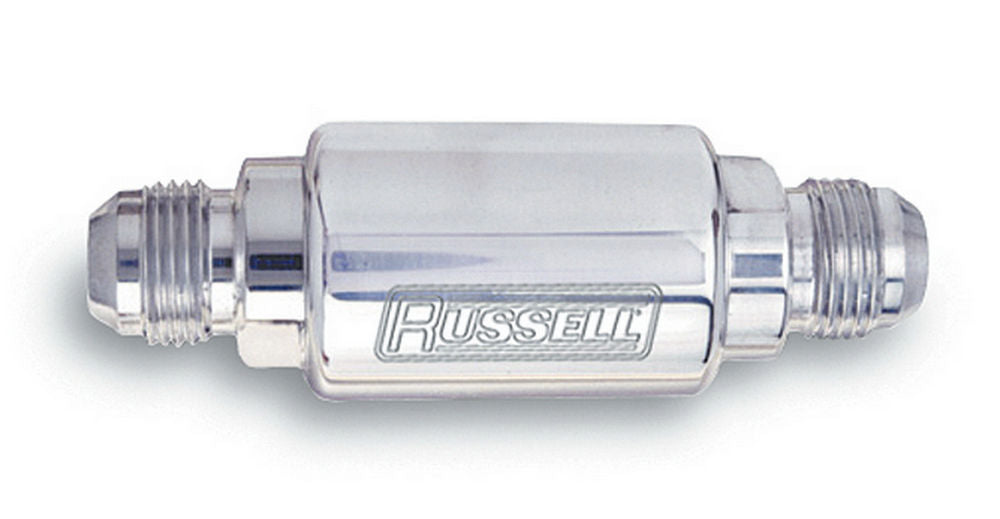 Russell  3in Aluminum Filter #6 x 3/8in Polished  RUS650200