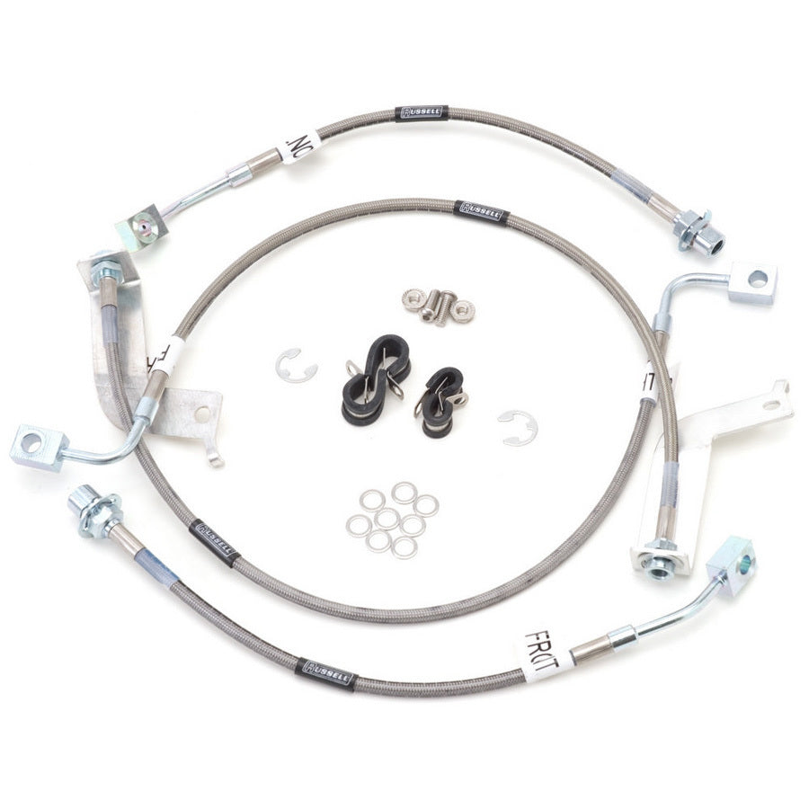 Russell S/S Brake Line Kit 99-04 Cobra MPN RUS693270 For Ford Mustang 1999-2004