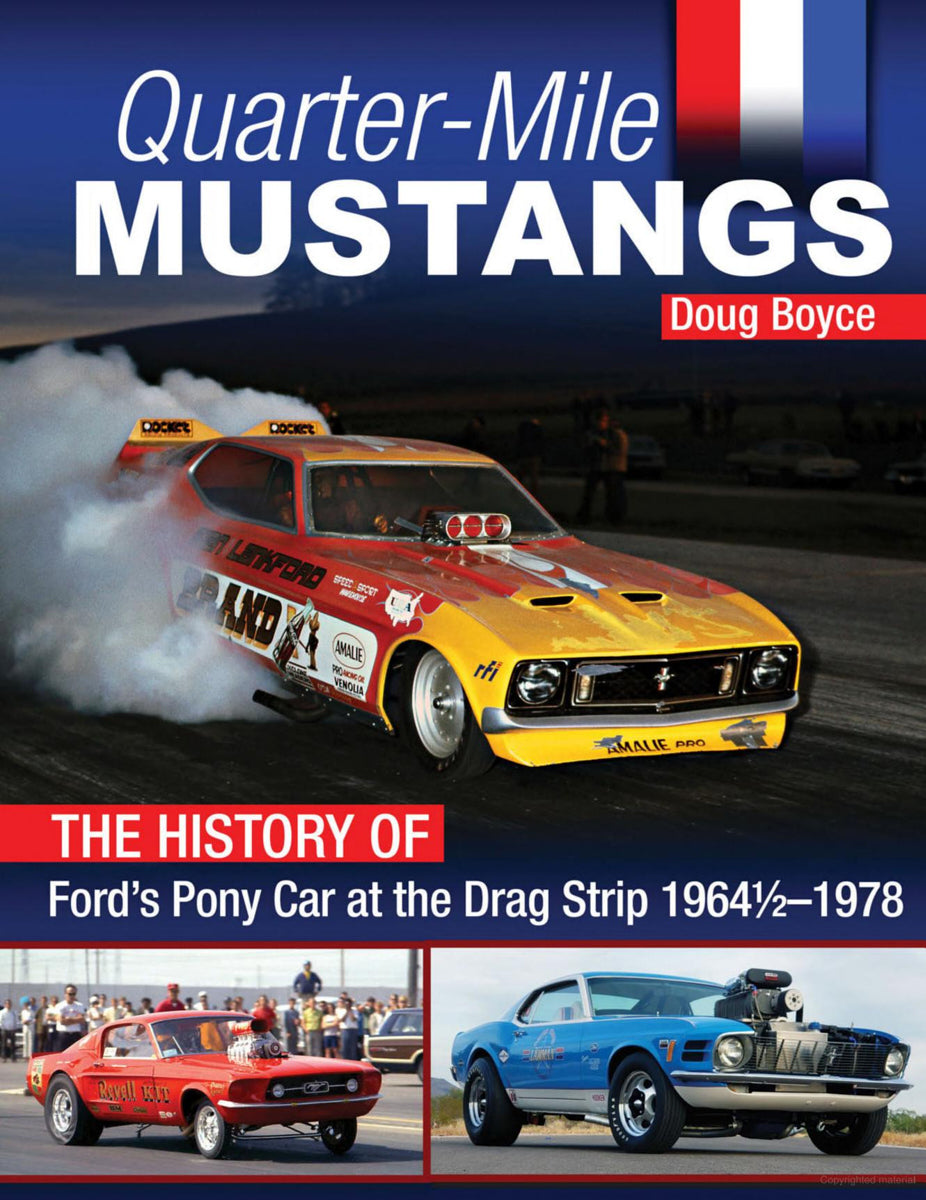 S-A Books Quarter Mile Mustangs History Of The Pony Car MPN SABCT680 For Ford Mustang 1964-1/2-1978