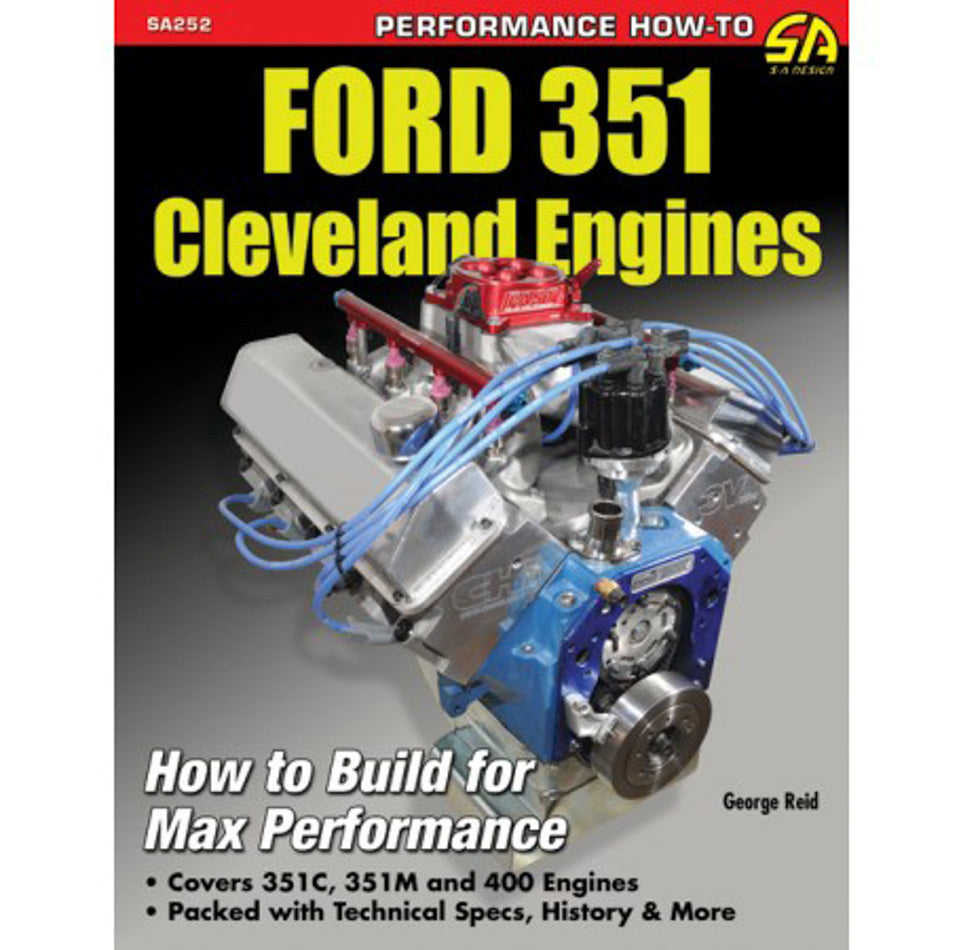 S-A Books Ford 351 Cleveland Motor Build for Performance MPN SABSA252 For Ford Cleveland