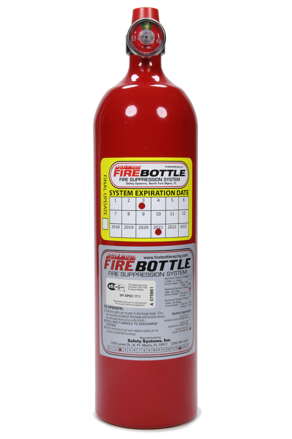 Safety Systems Spare Bottle 5lb MPN SAFPRC-500S