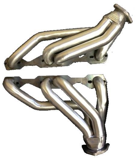 Sanderson Silver Ceramic Headers Block Huggers MPN SANCC17-SEC For Chevy, GM A-Body, Ram 1964-81