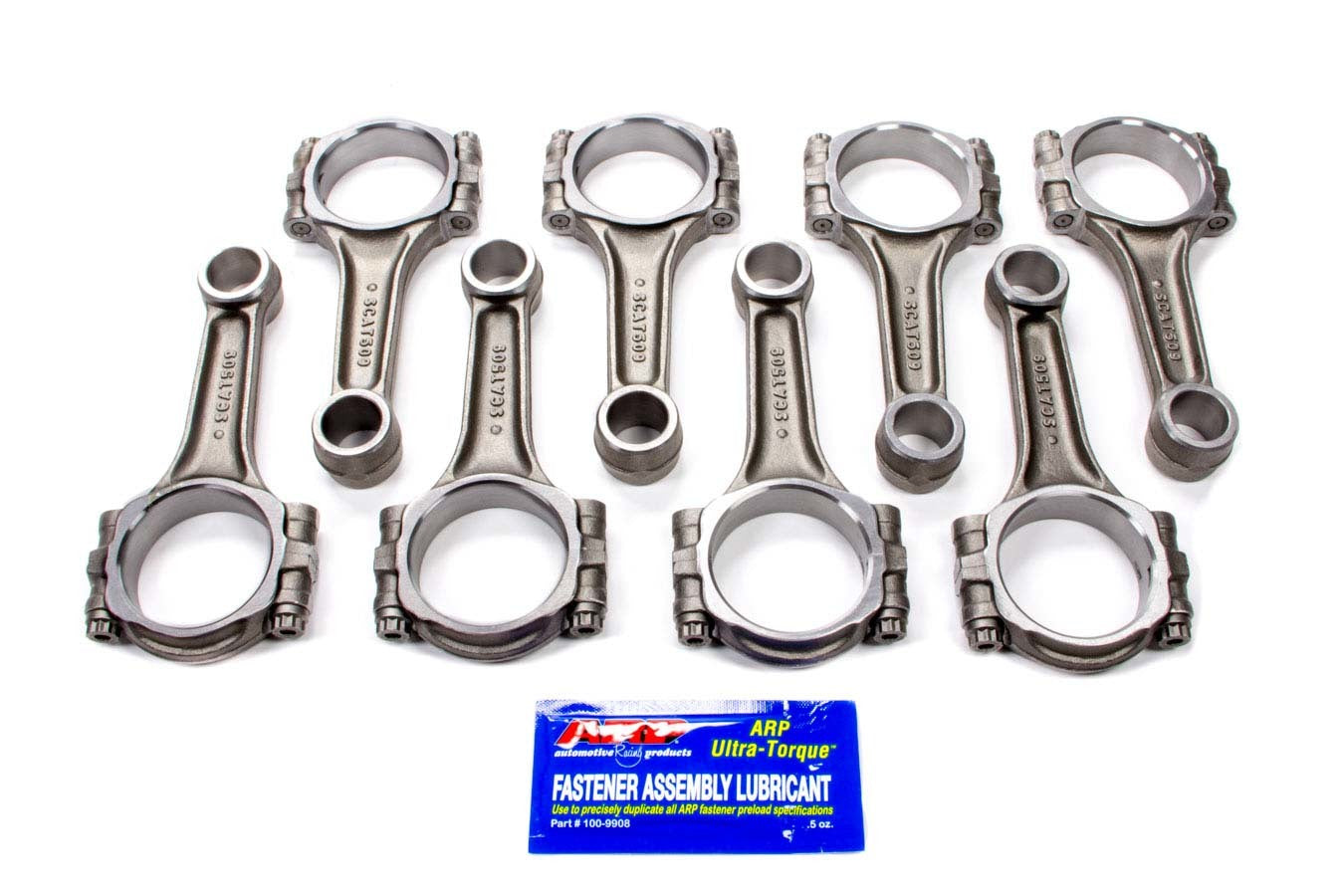 Scat Enterprises SBF 4340 Forged I-Beam Rods 5.090 MPN SCA2-ICR5090P For Ford
