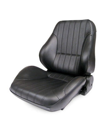 Scat Enterprises  Rally Low Back Seat - LH - Black Vinyl  SCA80-1050-51L