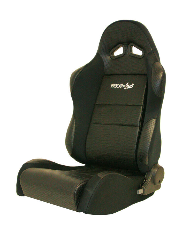 Scat Enterprises Sportsman Racing Seat - Left - Black Vinyl/Vlour MPN SCA80-1605-61L