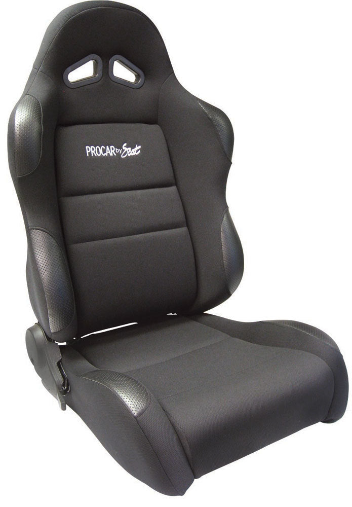 Scat Enterprises Sportsman Racing Seat - Right - Black Vinyl/Vlur MPN SCA80-1605-61R