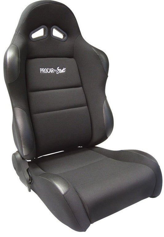 Scat Enterprises Sportsman Racing Seat - Right - Black Vinyl/Vlur MPN SCA80-1605-61R