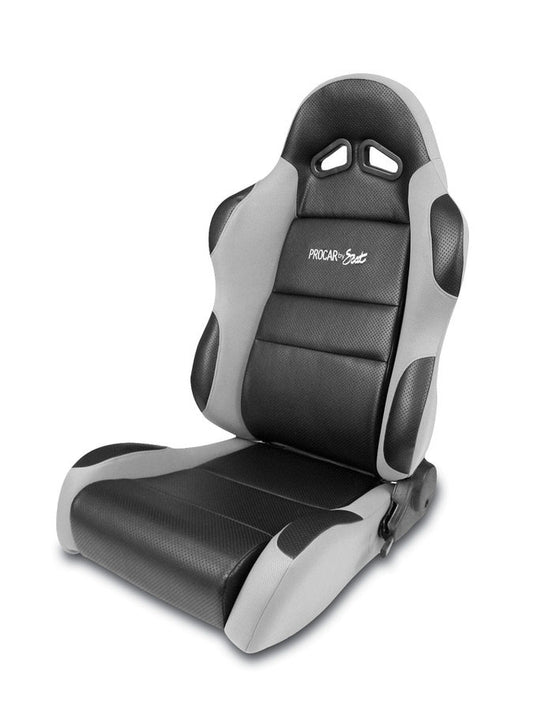 Scat Enterprises Sportsman Racing Seat - Left - Gray Vinyl/Velour MPN SCA80-1605-62L