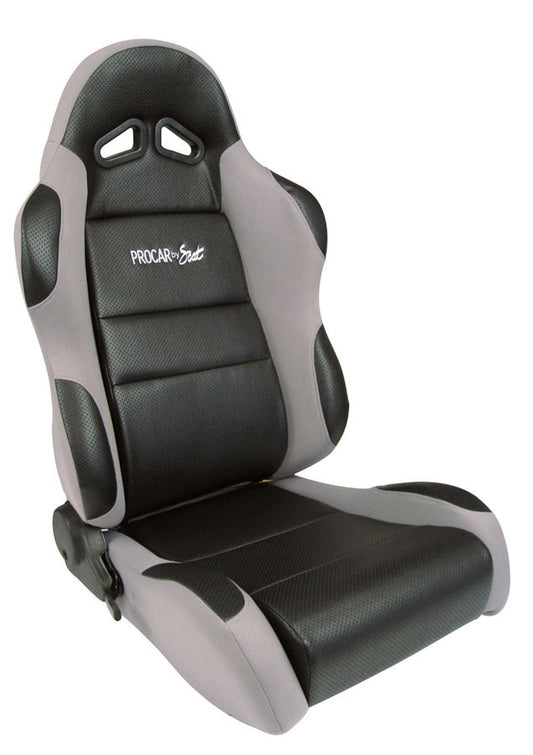 Scat Enterprises Sportsman Racing Seat - Right - Gray Vinyl/Vlour MPN SCA80-1605-62R