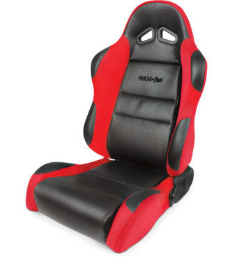 Scat Enterprises Sportsman Racing Seat - Left - Red Vinyl/Velour MPN SCA80-1605-64L