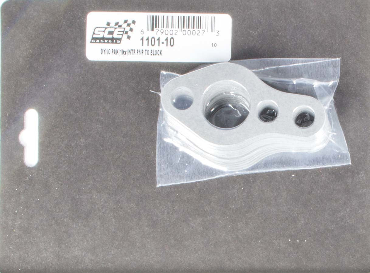 Sce Gaskets SBC Water Pump Gaskets Dyno-Pak (10pr) MPN SCE1101-10 For Chevy